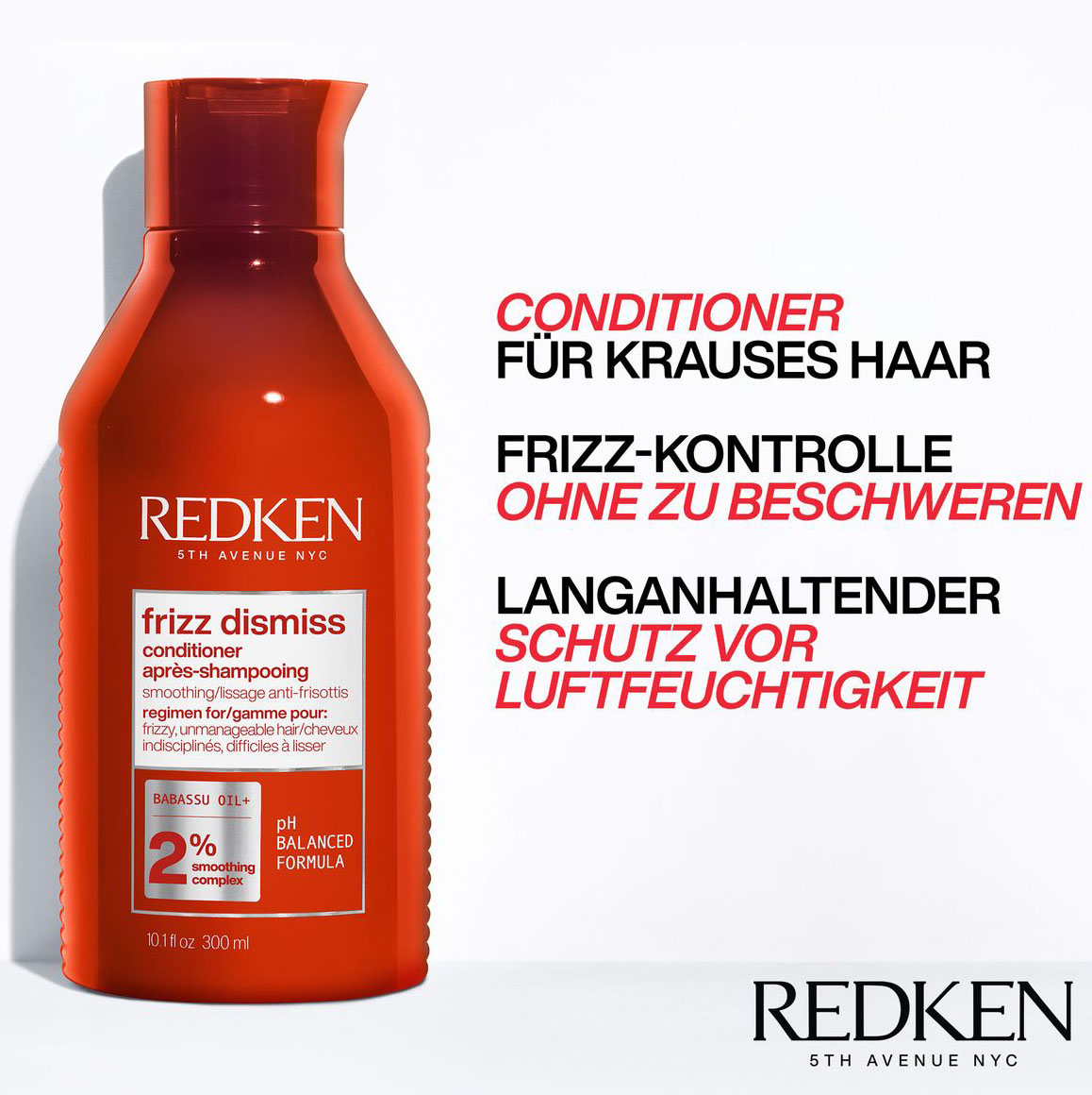 Redken Frizz Dismiss Conditioner für Glättung und Glanz 300ml