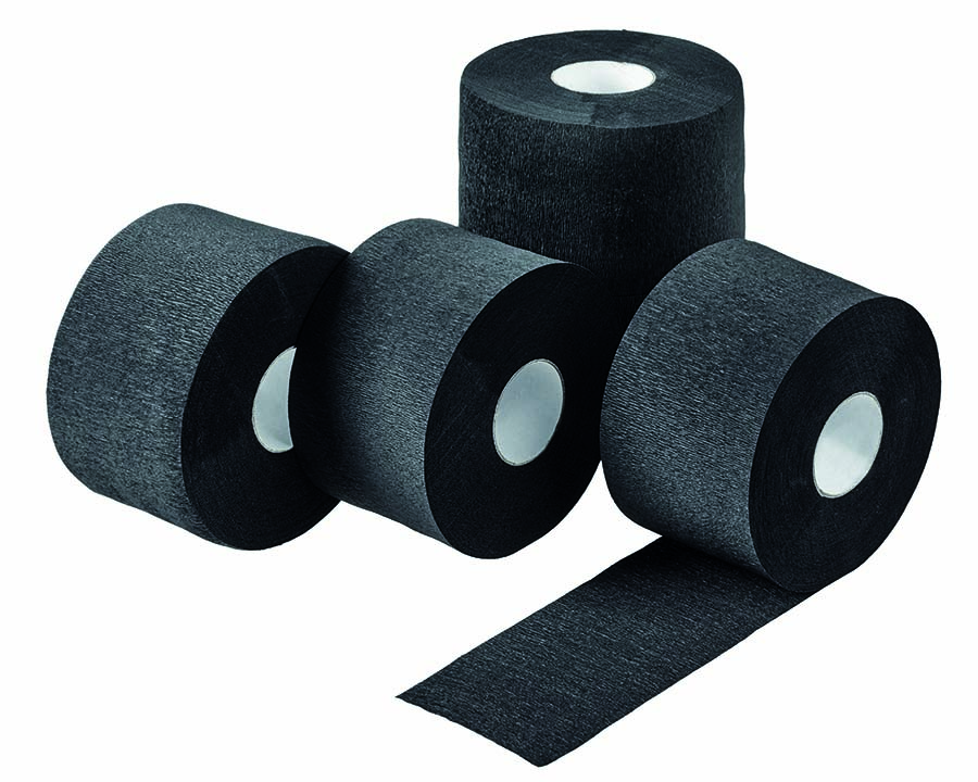 HALKRA Halsschutzkrause Barber Friseur super nassfest 5x100 Stk schwarz