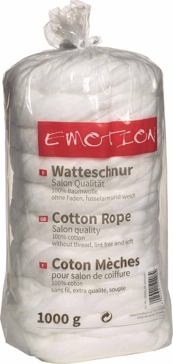 EMOTION Watteschnur 100 % Baumwolle, Extrem Saugstark