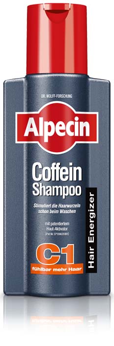 Alpecin Coffein-Shampoo C1 stimuliert die Haarwurzeln 250 ml