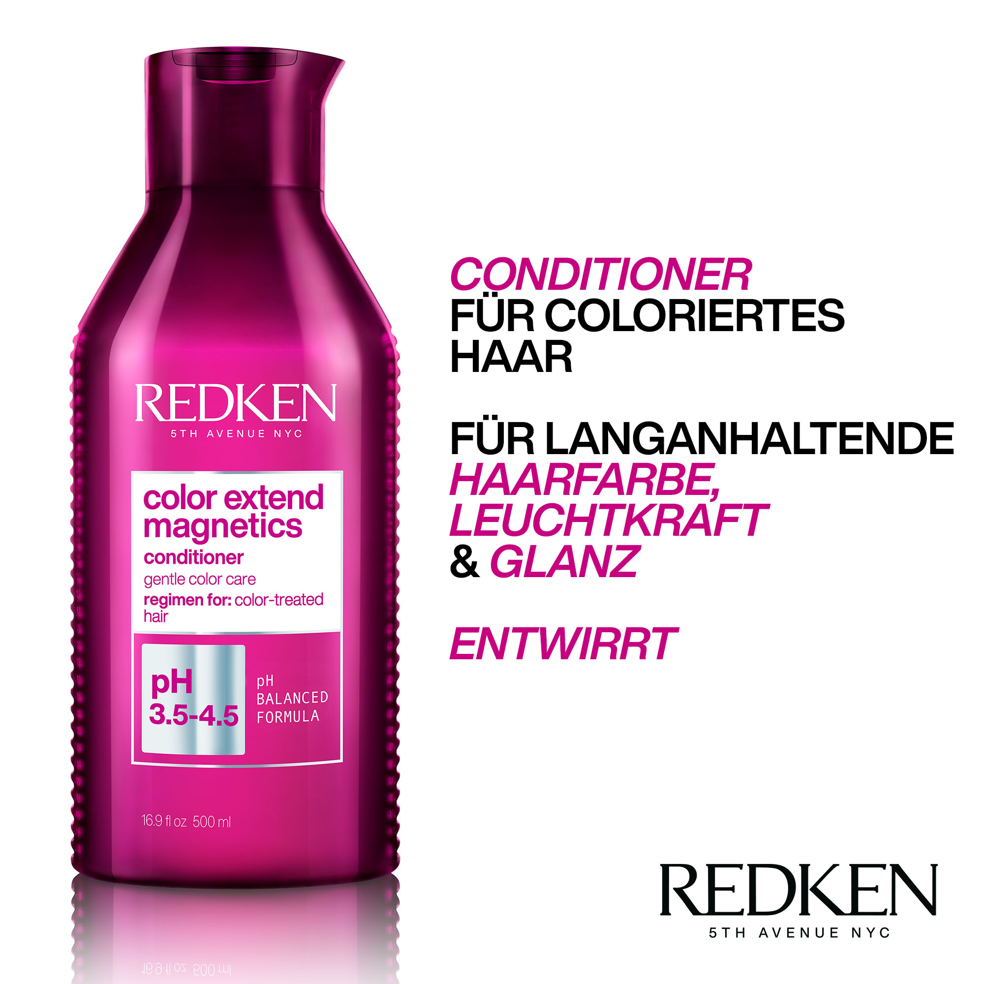 Redken Color Extend Magnetics Conditioner - Farbspeichernde Pflege für coloriertes Haar 300 ml 