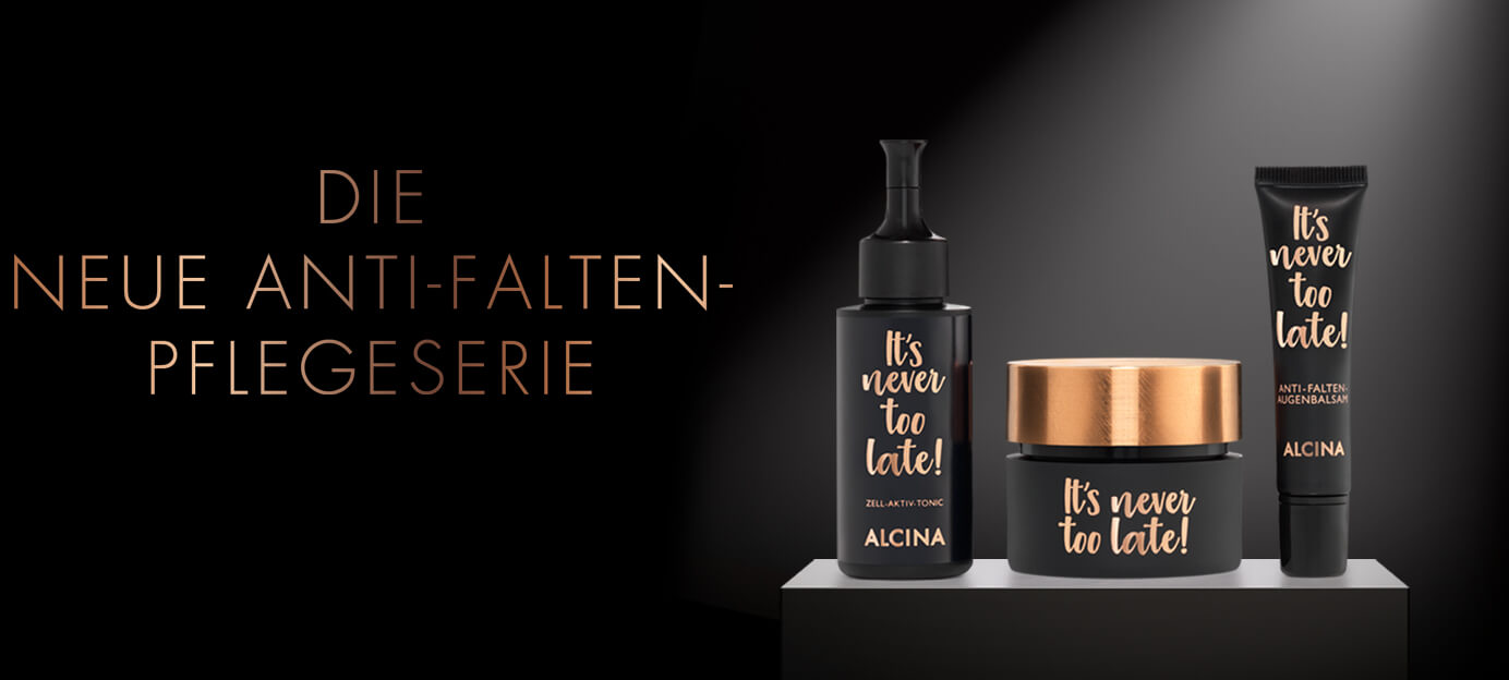 Alcina It´s never too late Gesichtscreme - Reduziert nachweislich die Faltentiefe 50 ml