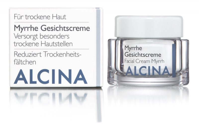 Alcina Myrrhe Gesichtscreme - verleiht ein seidig weiches Hautgefühl 50ml