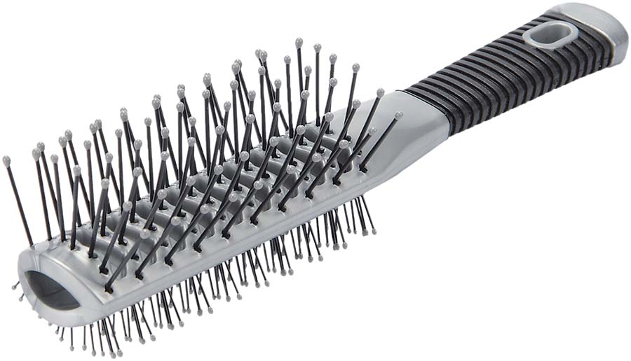 Efalock Doppel-Tunnelventbürste Silber