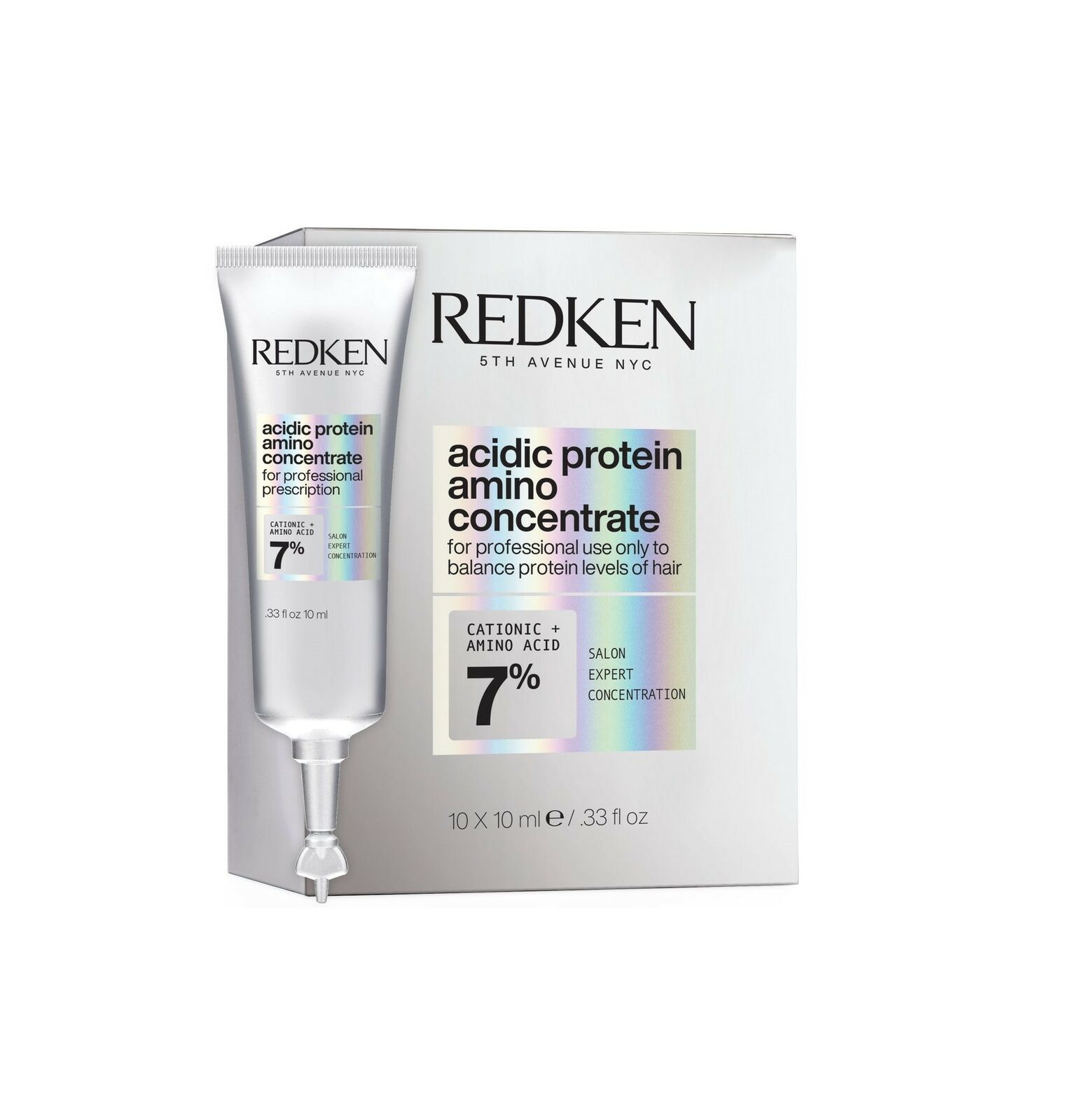 Redken Acidic Protein Amino Concentrate - hochkonzentrierten Proteine stärken und reparieren 10 x 10ml