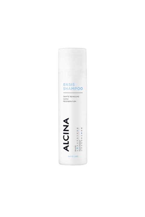 Alcina Basis-Shampoo für gepflegtes, glänzendes Haar 250ml