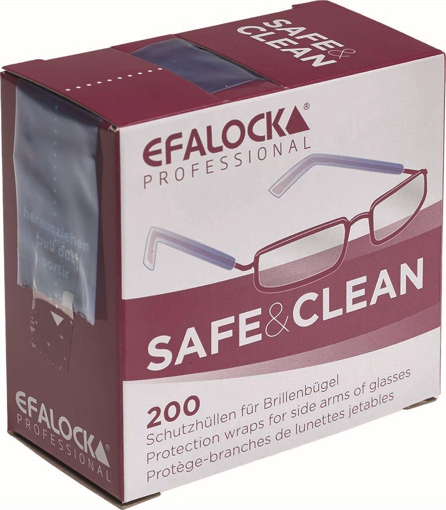 Efalock Brillenbügelschutz Safe & Clean 200 Stück
