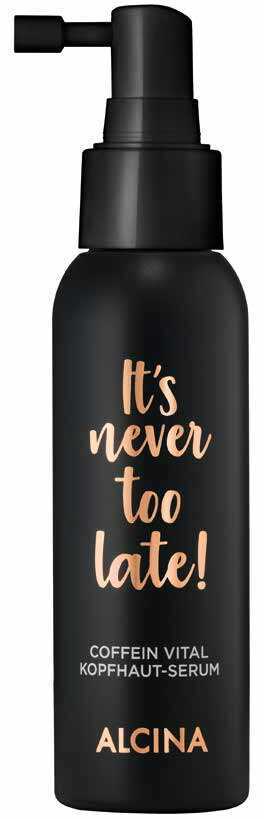 Alcina It´s never too late Coffein Kopfhaut-Serum aktiviert die Haarwurzel 100 ml