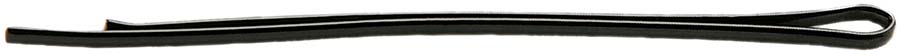 Efalock Haarklemmen Glatt  12 Stück Schwarz 7 Cm