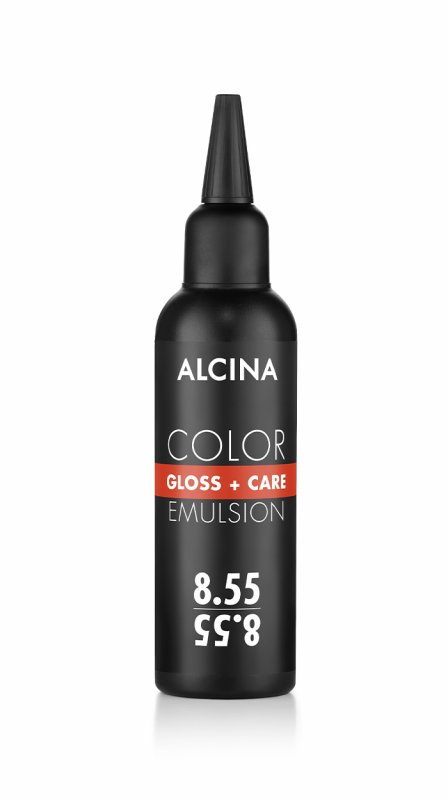 Alcina Color Gloss+Care Emulsion 8.55 Hellblond Intensiv-Rot 100ml