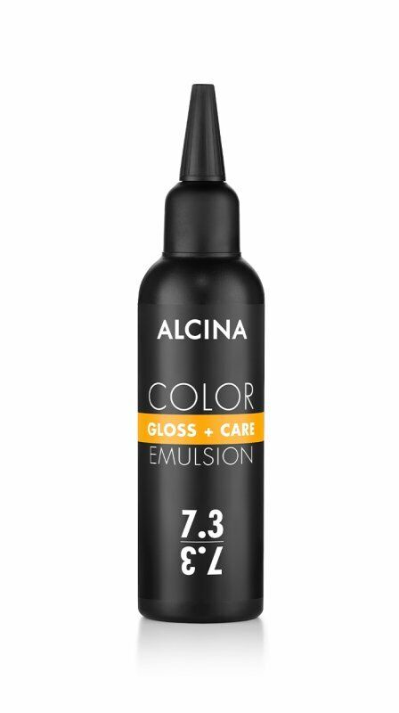 Alcina Color Gloss+Care Emulsion 7.3 Mittelblond-Gold 100ml
