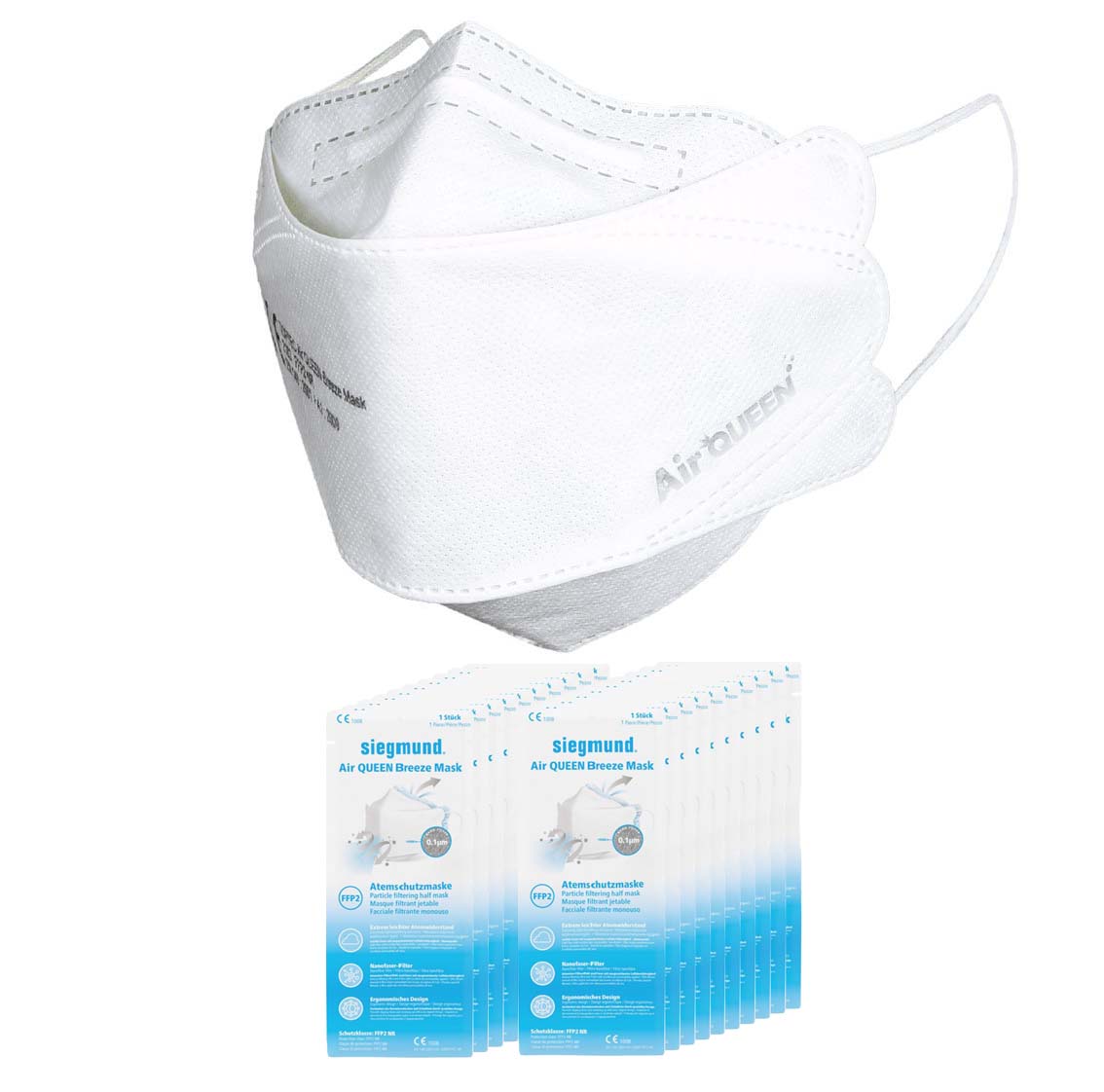 FFP2 Maske Air Queen Breeze Mask zertifiziert 20 Stück
