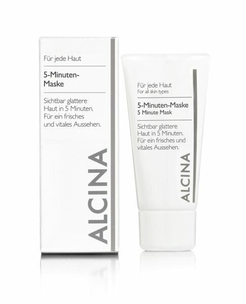 Alcina 5-Minuten-Maske - für sichtbar glattere Haut 50ml