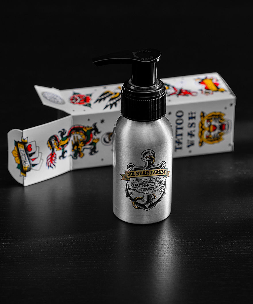 Mr. Bear Family Tattoo Wäsche 50ml