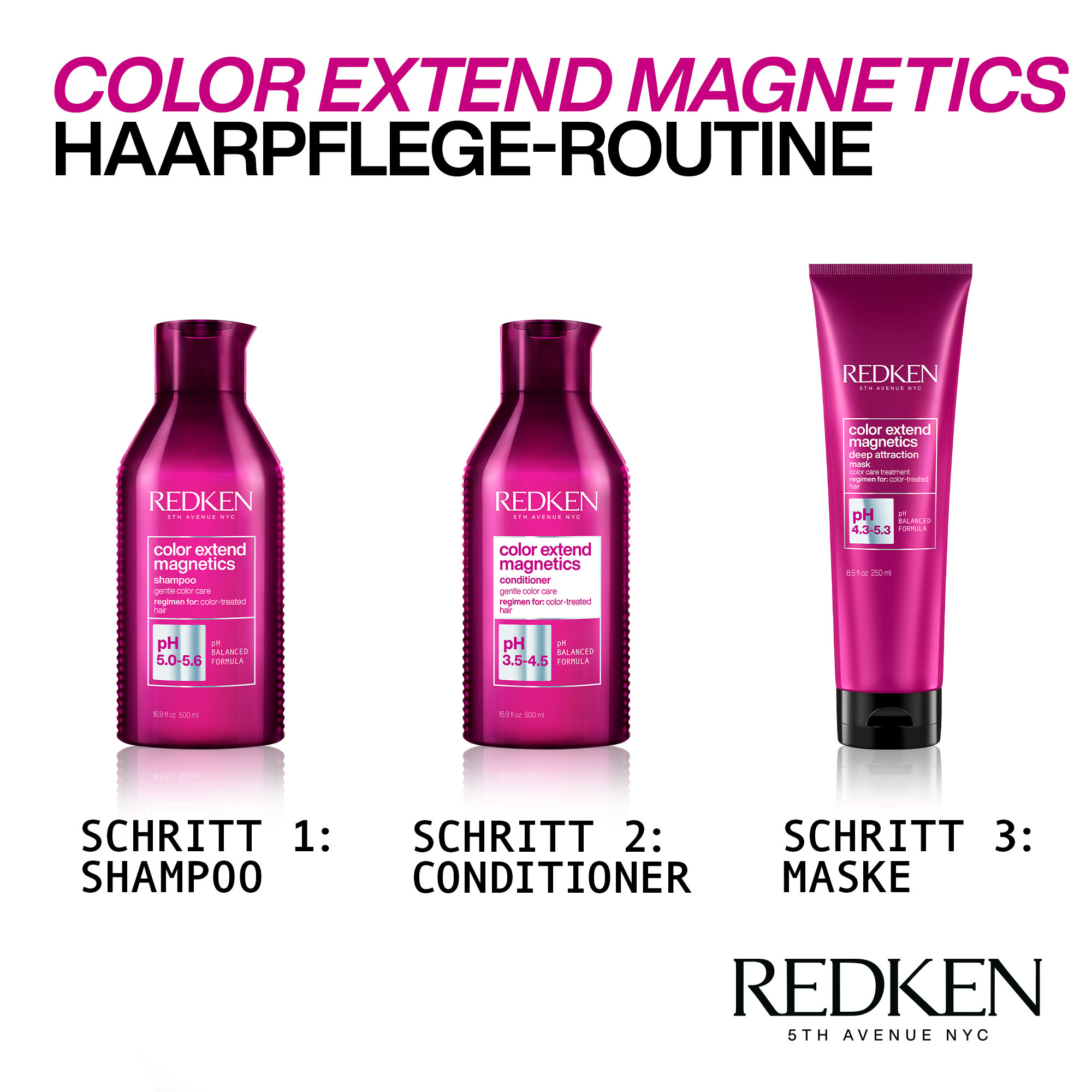 Redken Color Extend Magnetics Conditioner - Farbspeichernde Pflege für coloriertes Haar 300 ml 