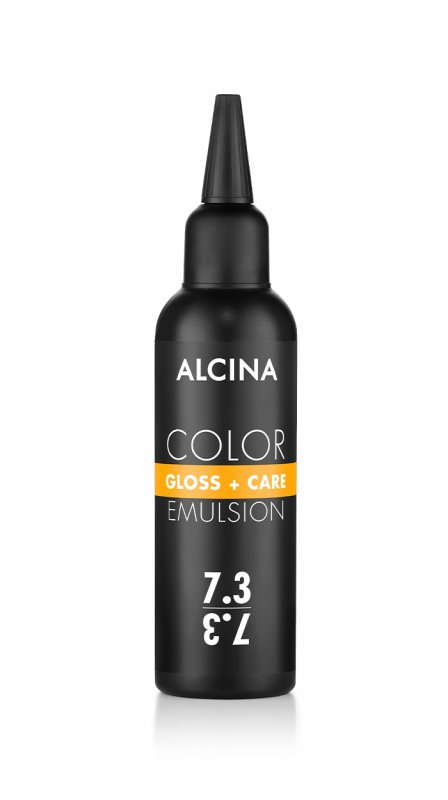 Alcina Color Gloss+Care Emulsion 7.3 Mittelblond-Gold 100ml