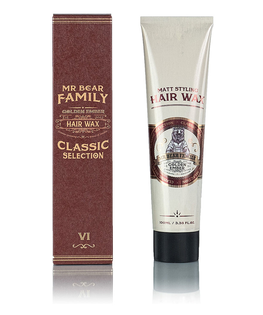 Mr. Bear Family Golden Ember Hair Wax 100ml