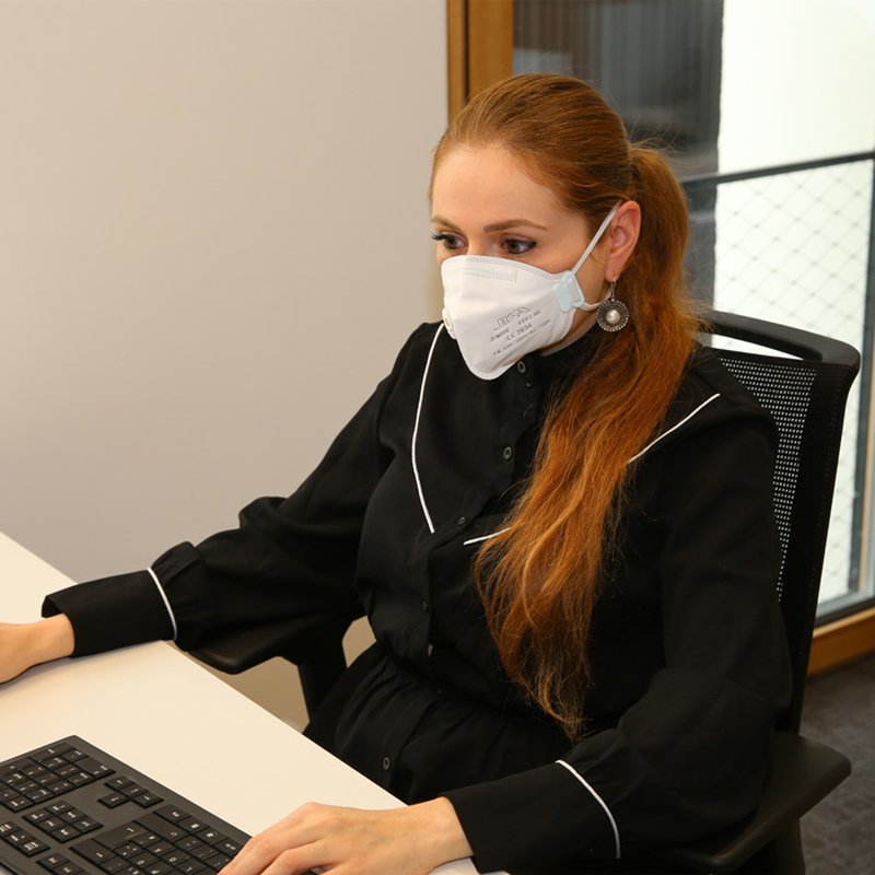 FFP3 Maske Atemschutzmaske ohne Ventil 10 Stück