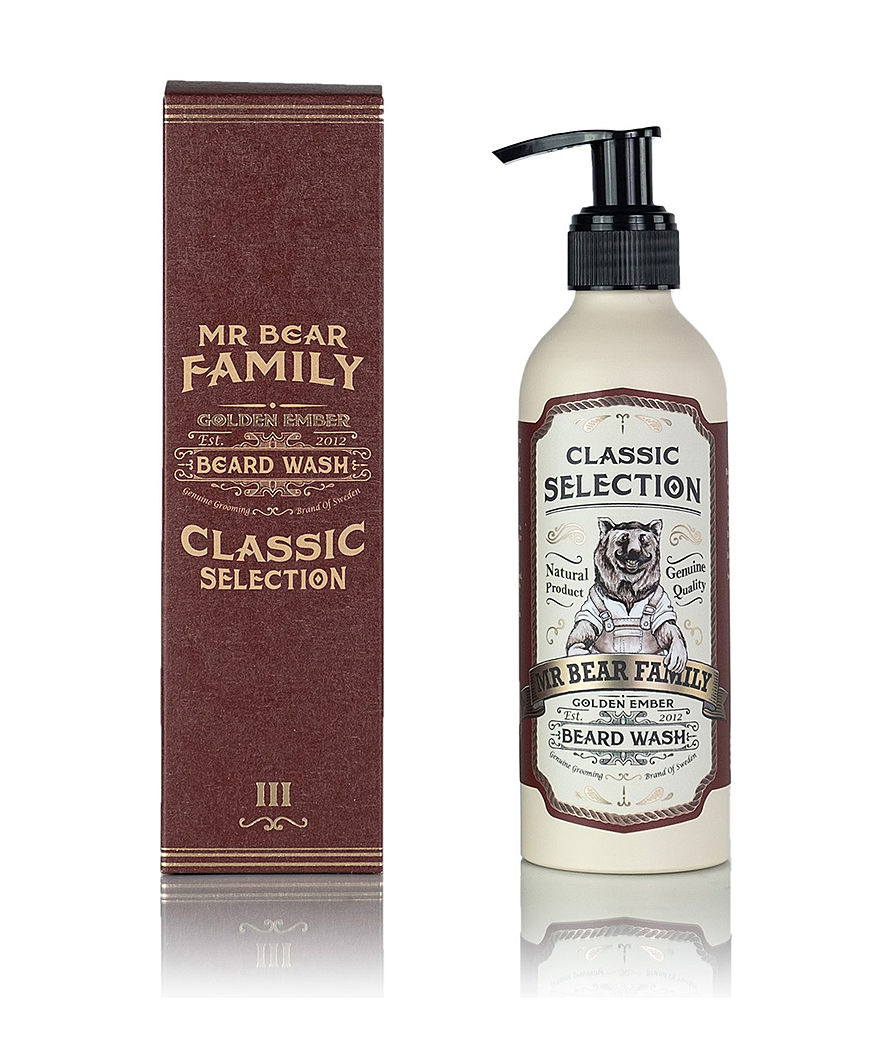 Mr. Bear Family Golden Ember Beard Wash 200ml