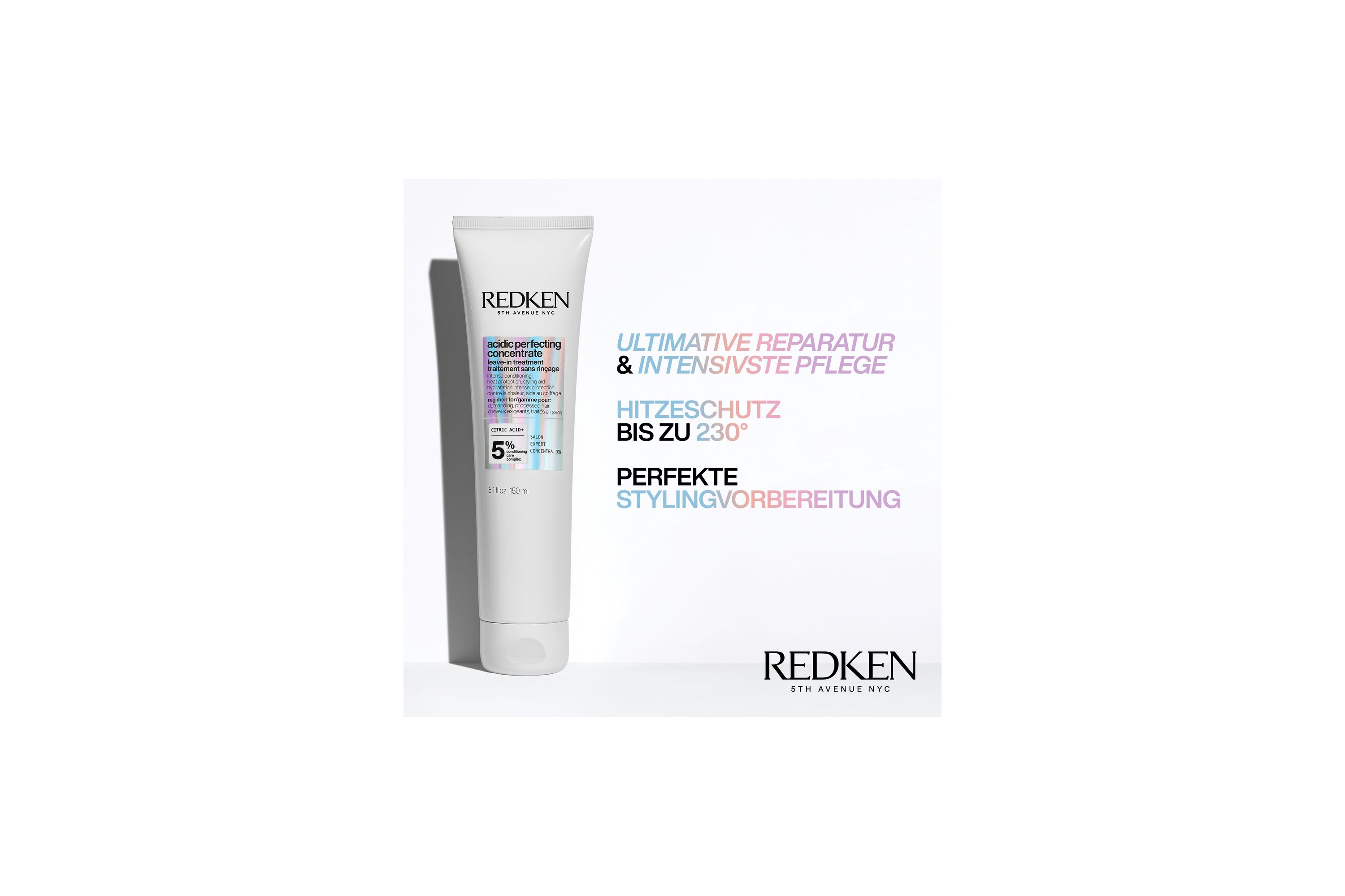 Redken Acidic Perfecting Concentrate Leave-In Treatment 5% - Hitzeschutz & Reparatur 150ml