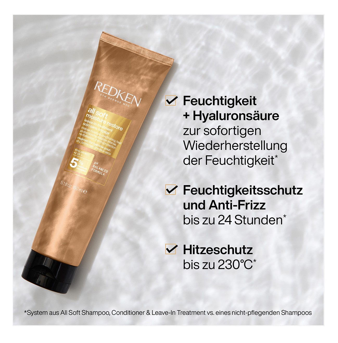 Redken All Soft Moisture Restore Leave-In Treatment 150ml