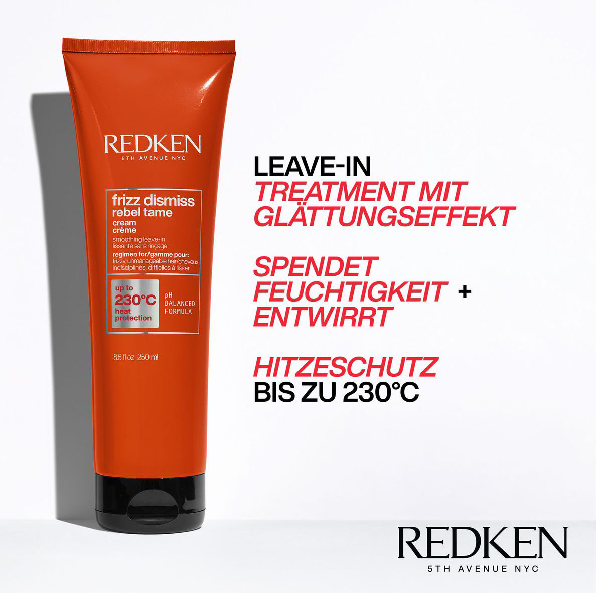 Redken Frizz Dismiss Rebel Tame Leave-In Pflege-Creme mit Glättungseffekt 250ml