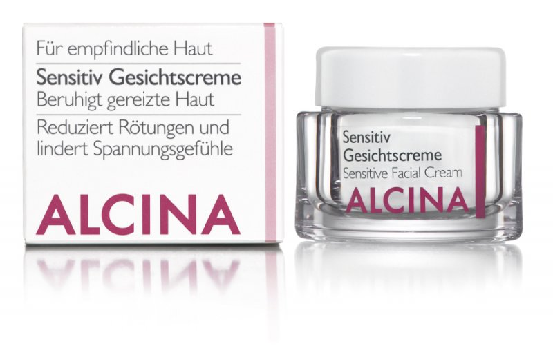 Alcina Sensitiv Gesichtscreme - beruhigt gereizte Haut 50ml
