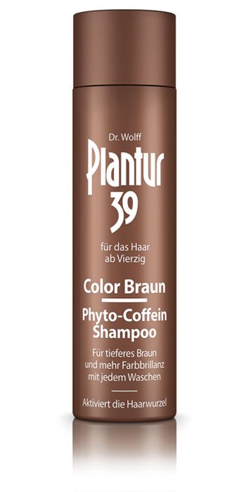 Plantur 39 Coffein-Shampoo braun - für tieferes Braun und mehr Farbbrillanz mit jedem Waschen 250ml
