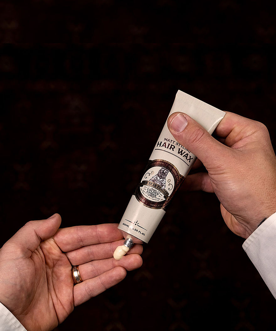 Mr. Bear Family Golden Ember Hair Wax 100ml