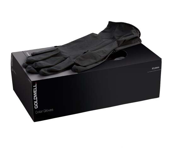 Goldwell Färbehandschuhe Gummihandschuhe schwarz Gr. XL 50 Stück