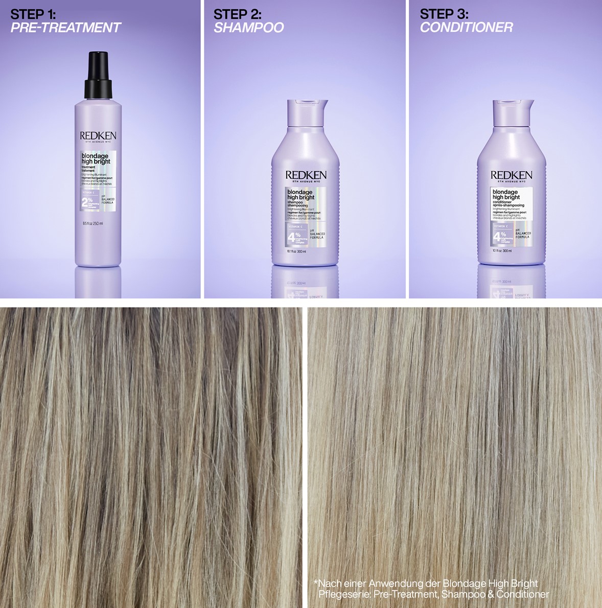 Redken Blondage High Bright Shampoo Reisegröße 75ml