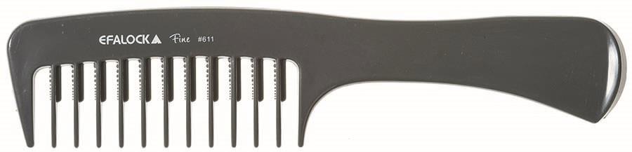 Efalock Fine Profi-Kamm Griffkamm anthrazit 611-205 mm