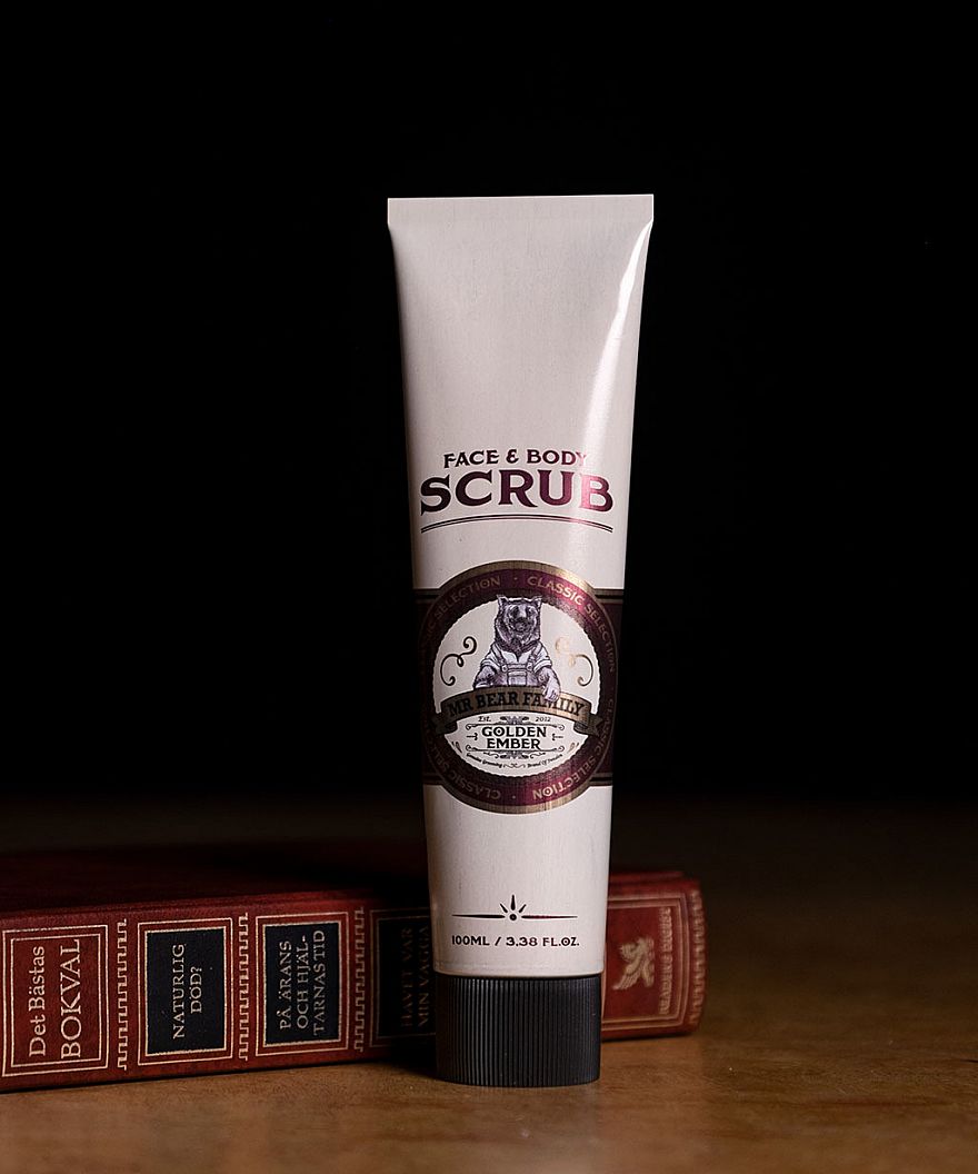 Mr. Bear Family Face & Body Scrub Golden Ember 100ml