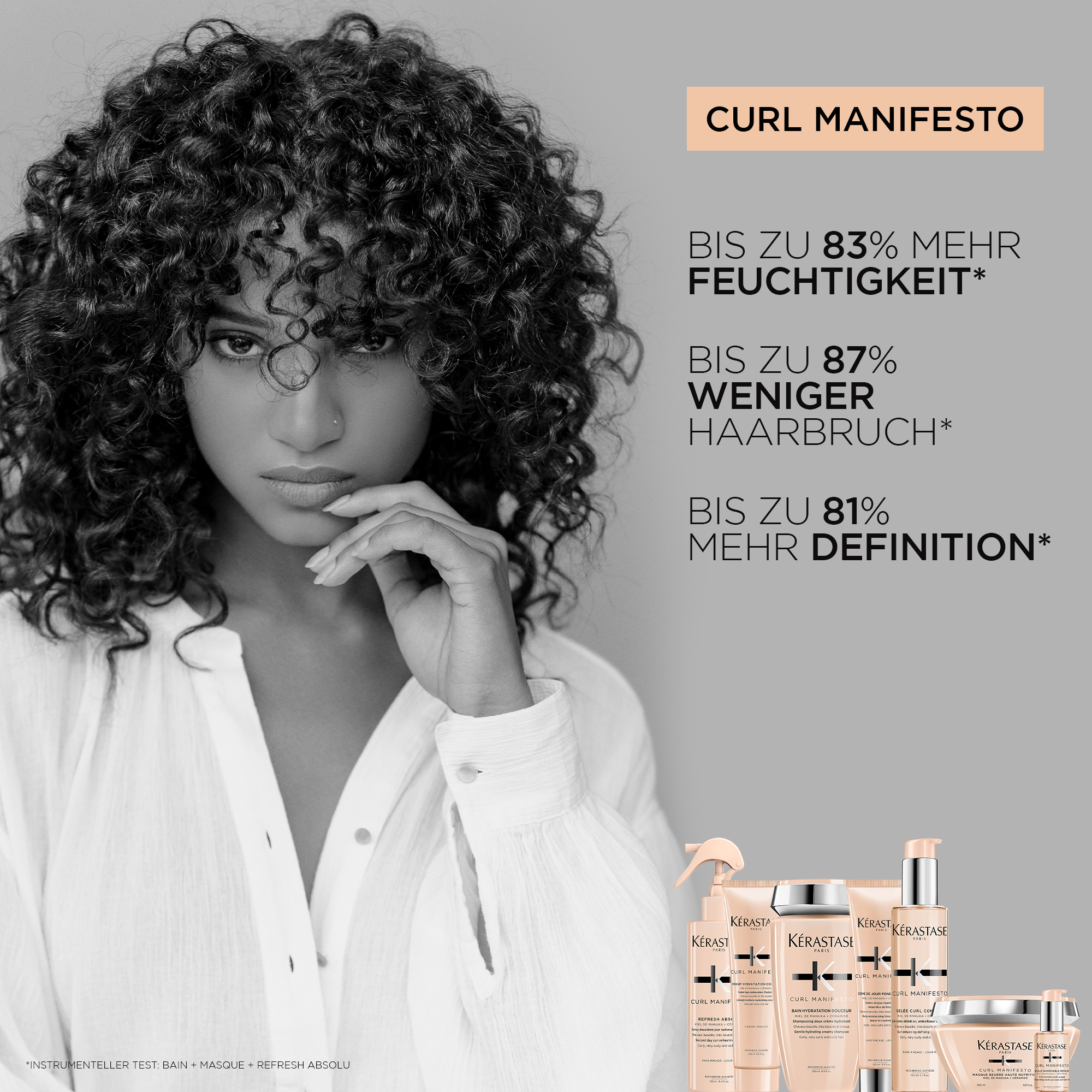 Kérastase Curl Manifesto Bain Hydratation Douceur 250ml Kérastase Curl Manifesto Refresh Absolu Spray 190 ml