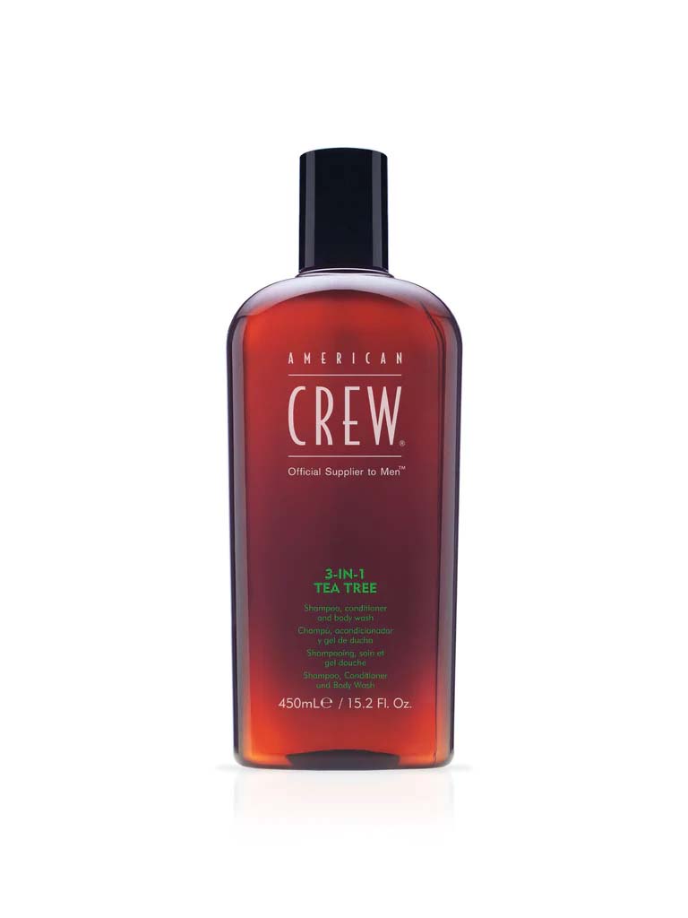 American Crew 3IN1 TEA TREE Shampoo conditioner Body wash 450ml